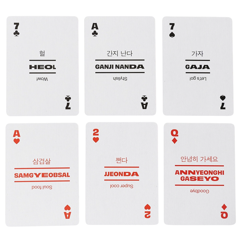 Korean Lingo Playing Cards