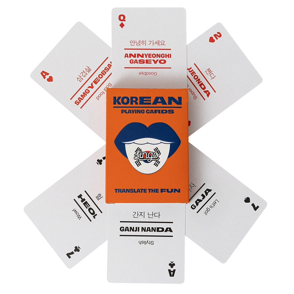 Korean Lingo Playing Cards