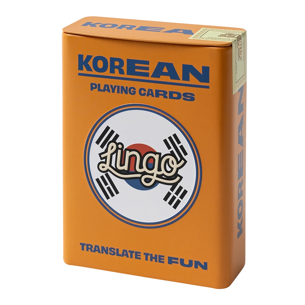 Korean Lingo Playing Cards