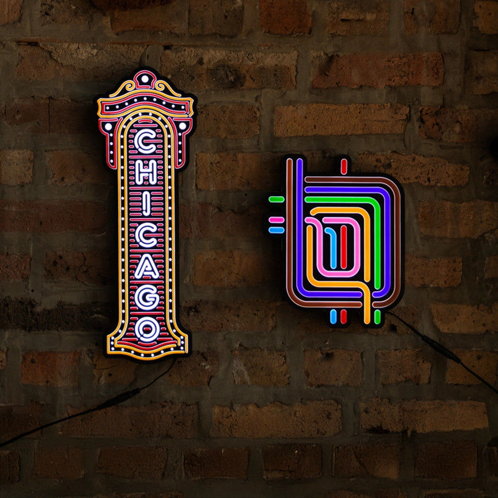 Chicago Theatre Neon Sign