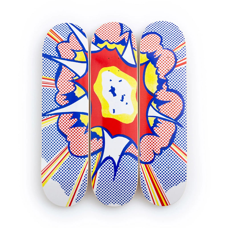 Lichtenstein Explosion Skate Deck Set