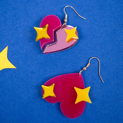 Love Heart Emoji Earrings