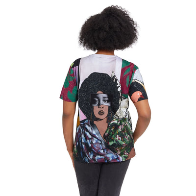 Mickalene Thomas Afro Goddess T-Shirt