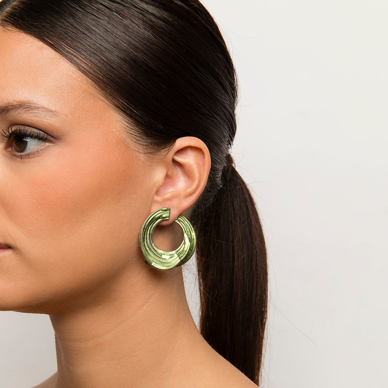 Lamina Earrings - Holographic