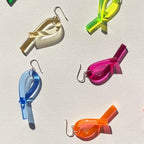 Lucite Loop Earrings