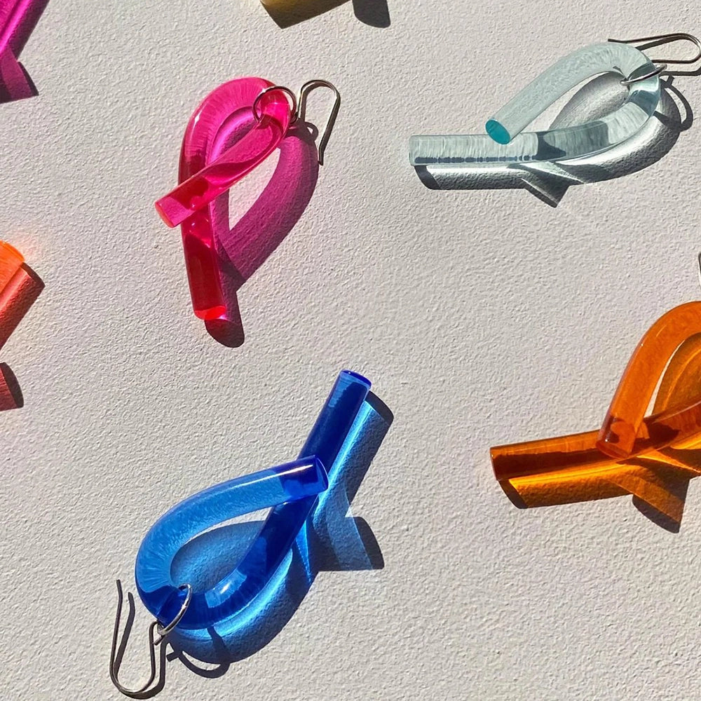 Lucite Loop Earrings