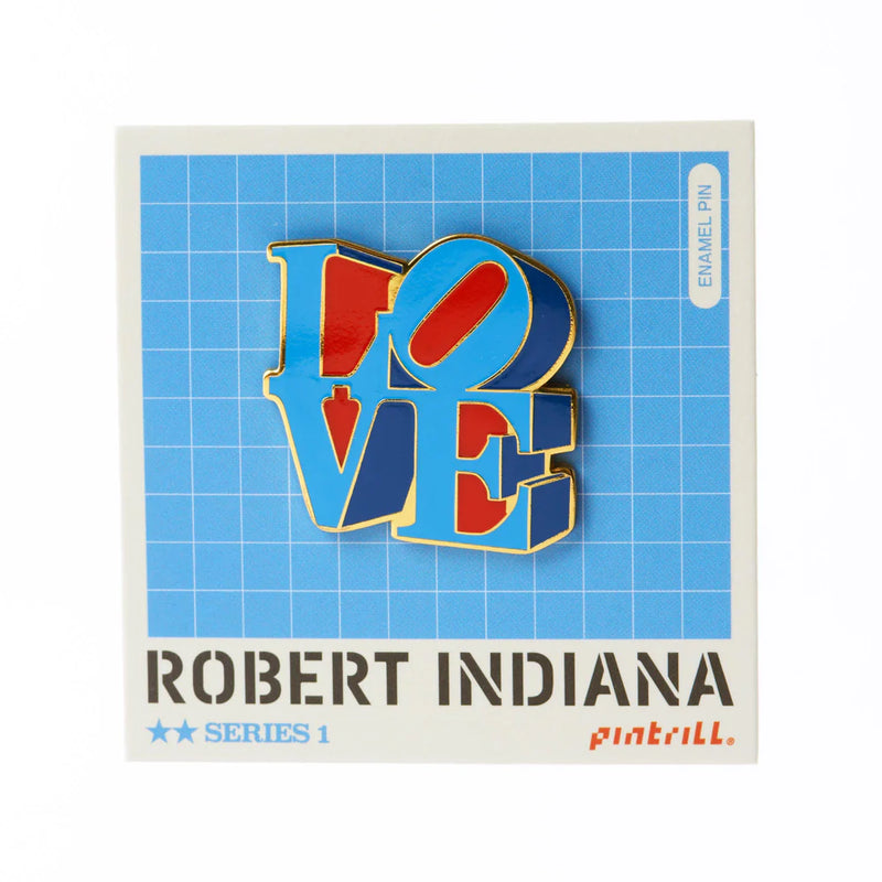 Robert Indiana Love Pin - Enamel