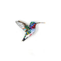Lucifer Hummingbird Beaded Brooch