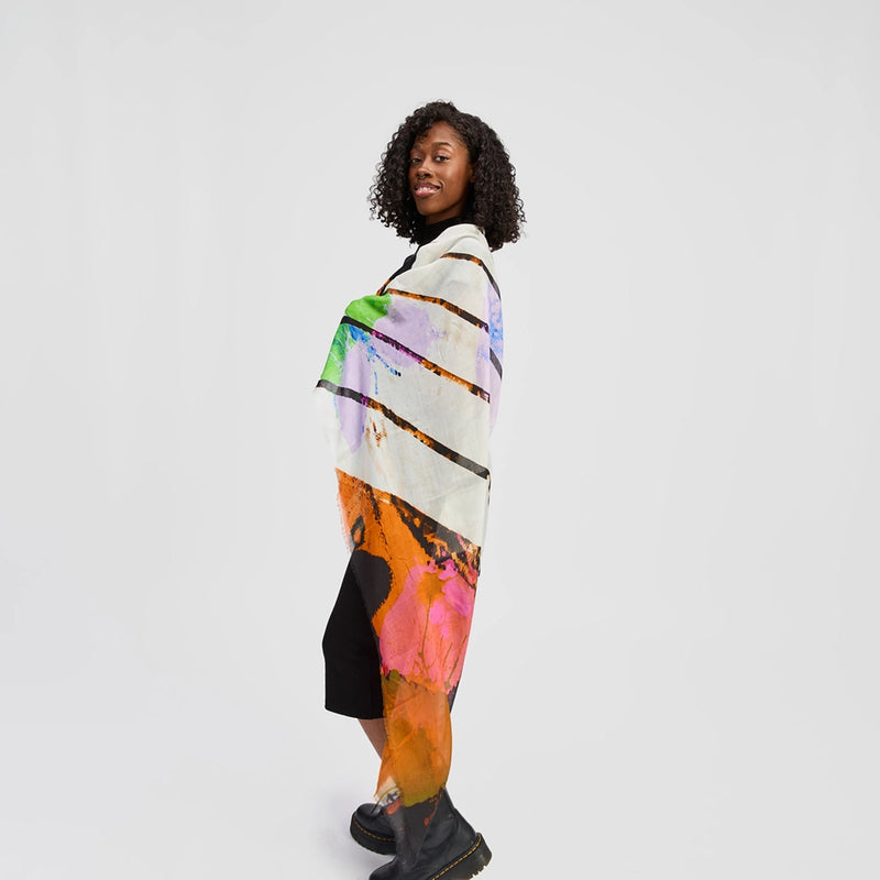 Isabelle Gougenheim x MCA Good Vibes Silk Scarf