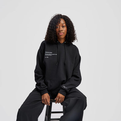 Yoko Ono Shadow Piece Hooded Sweatshirt