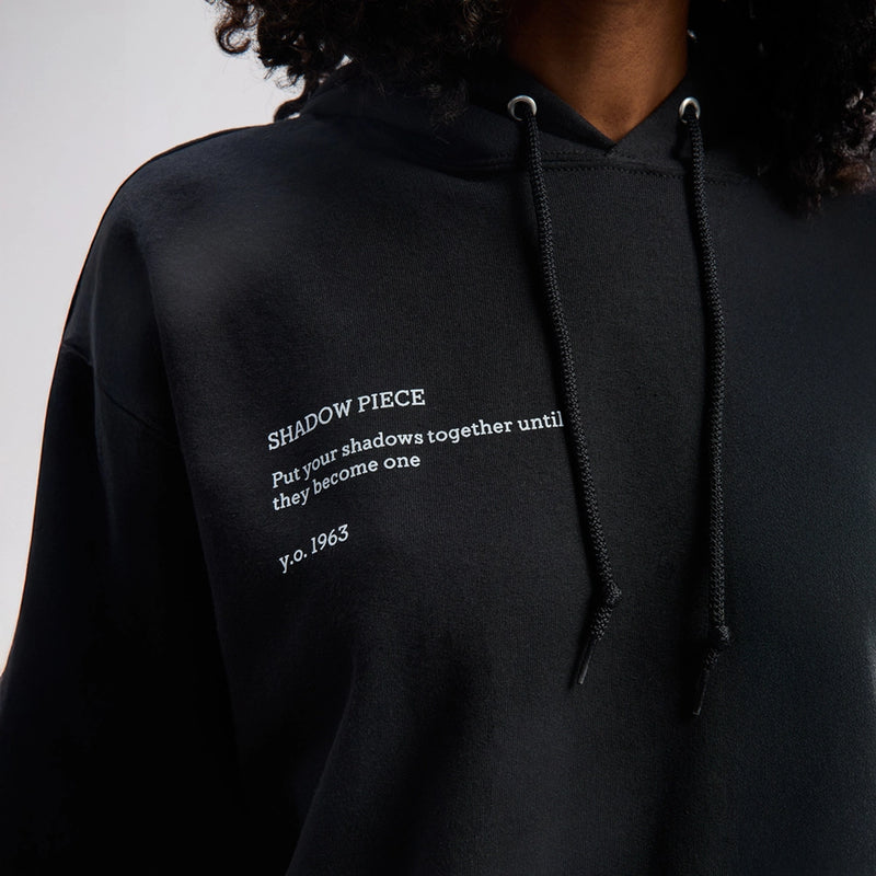 Yoko Ono Shadow Piece Hooded Sweatshirt