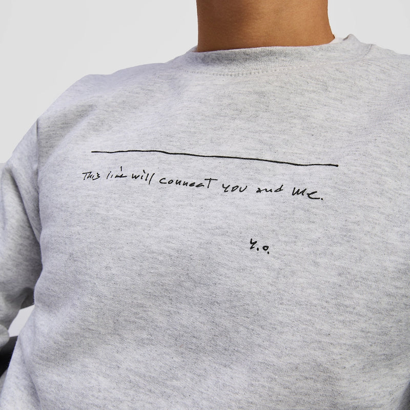 Yoko Ono This Line Crewneck Sweatshirt