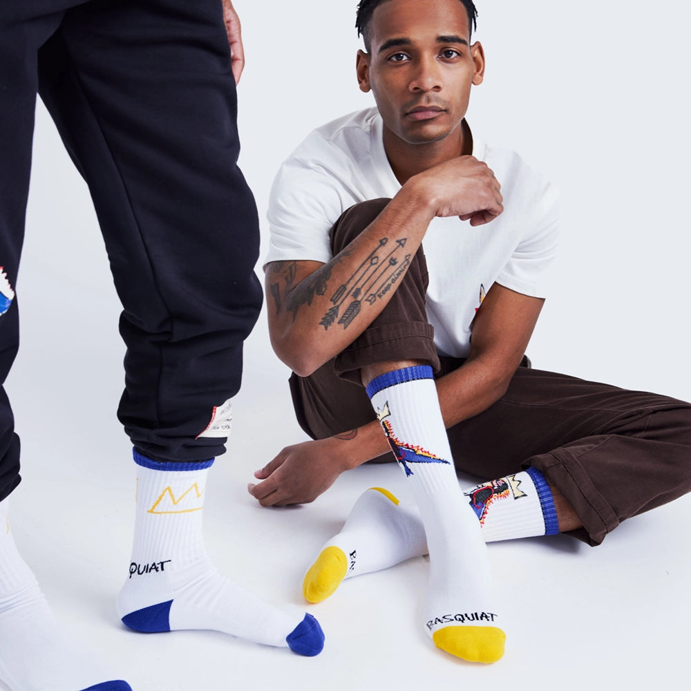 Basquiat Pez Dispenser Socks