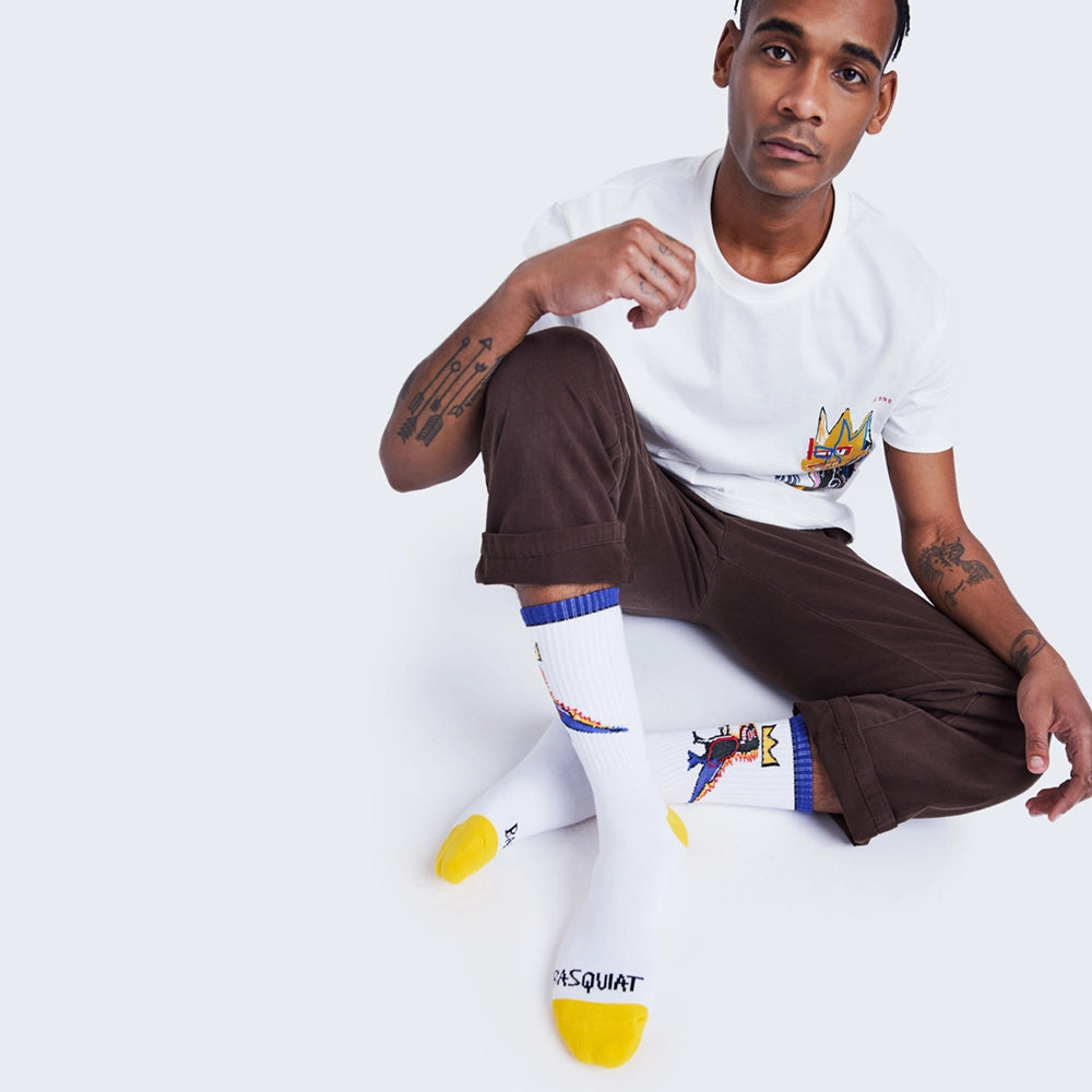 Basquiat Pez Dispenser Socks