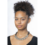 Frosted Stacked Beads Necklace