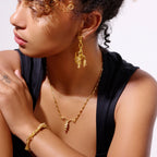 Lavender in Bloom Deluxe Chandelier Earrings