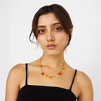 Glass Fruit Cocktail Necklace