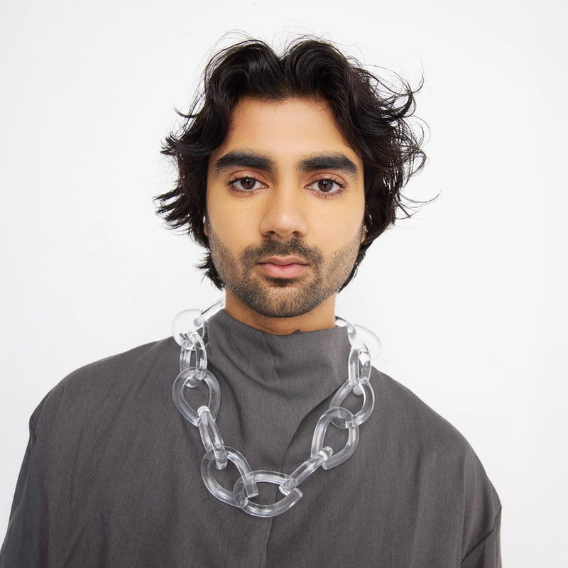 Lucite Chain Necklace