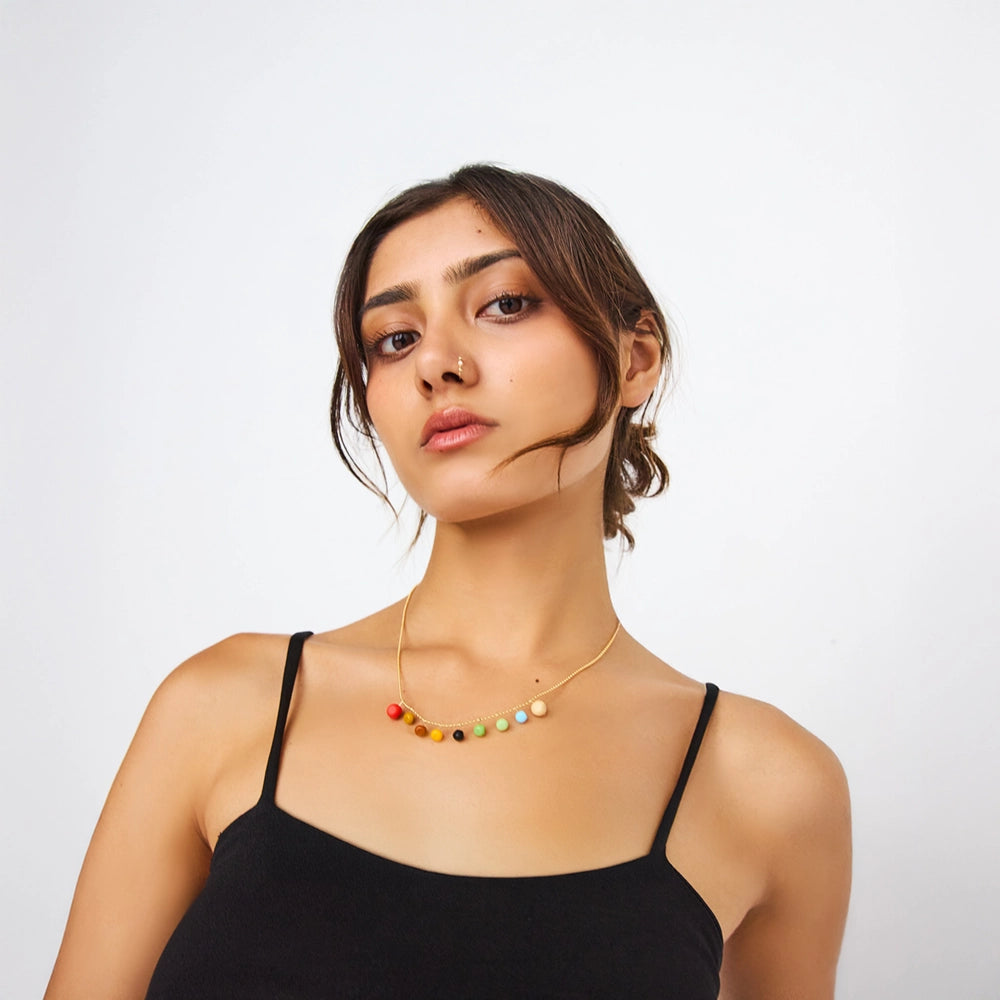 Glass Jawbreakers Necklace