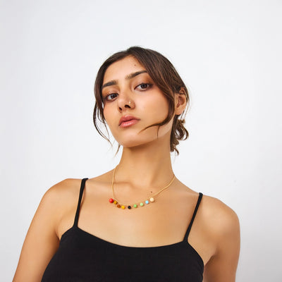 Glass Jawbreakers Necklace