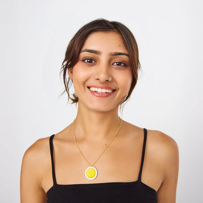 Glass Egg Necklace