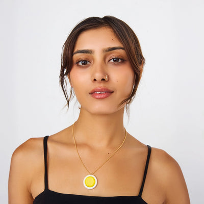 Glass Egg Necklace