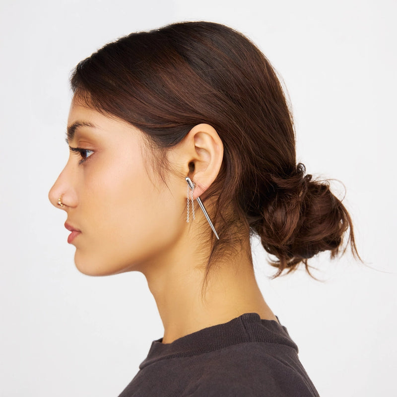 Needle Single Earring