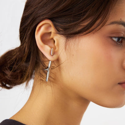 Pierced Star Single Earring