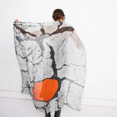 Volcano Silk Scarf