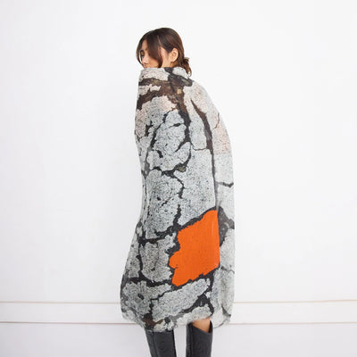 Volcano Silk Scarf