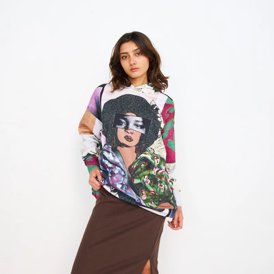 Mickalene Thomas Afro Goddess Hoodie