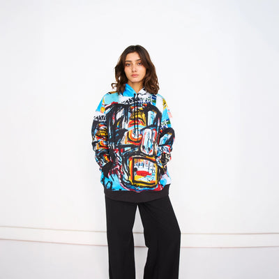 Basquiat Untitled Head #02 (Skull) Hoodie