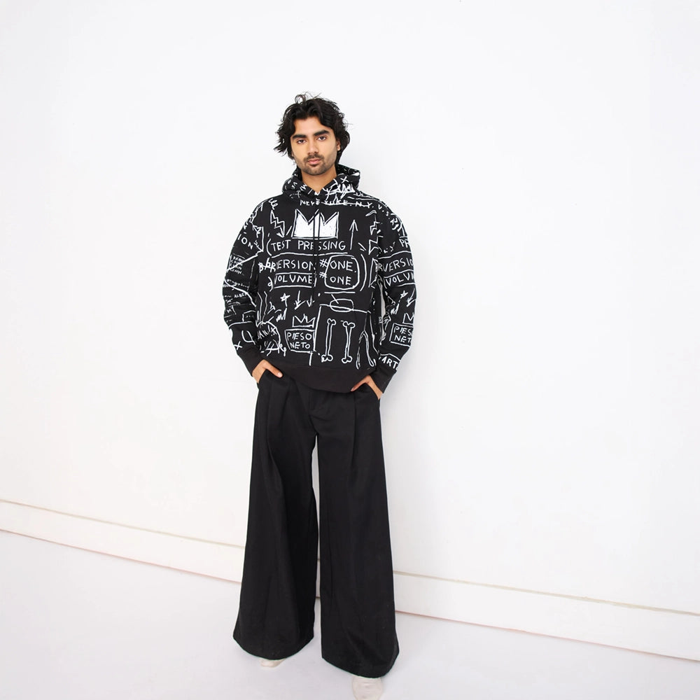 Basquiat Beat Bop All-Over Hoodie