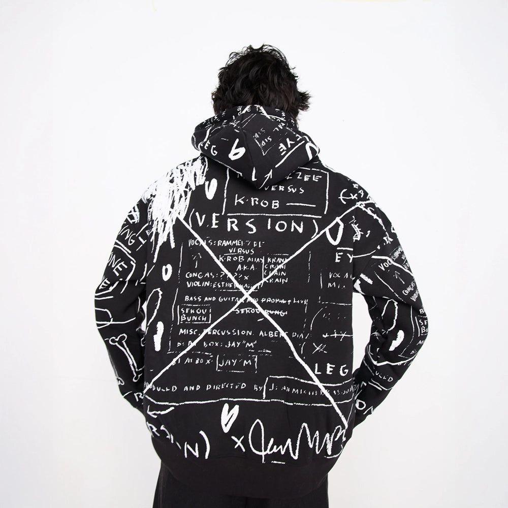 Basquiat Beat Bop All-Over Hoodie