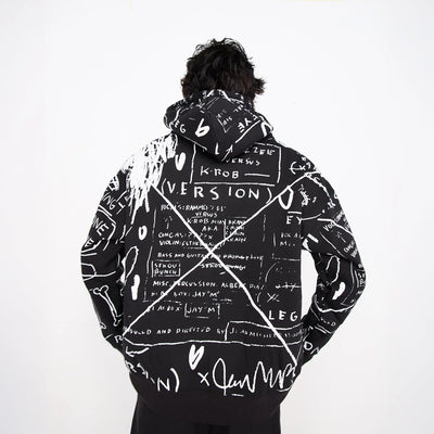 Basquiat Beat Bop All-Over Hoodie