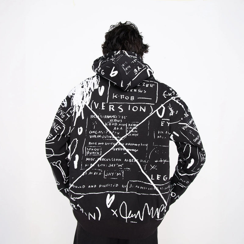 Basquiat Beat Bop All-Over Hoodie
