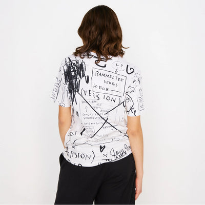 Basquiat Beat Bop All-Over T-Shirt