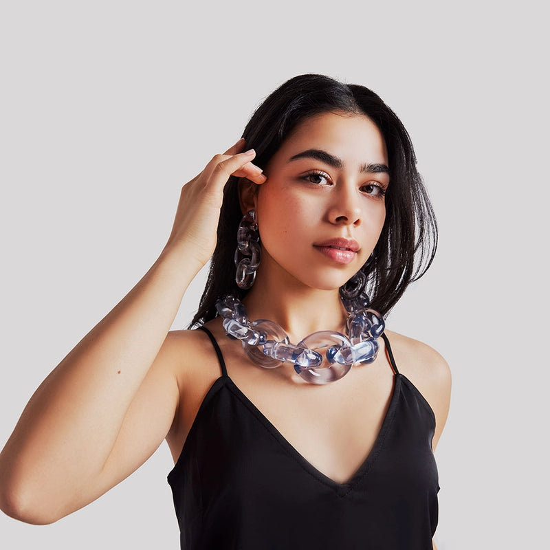 Pelmi Acrylic Clip Earrings MCA Chicago Store