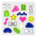 MCA Icons Sticker Sheet