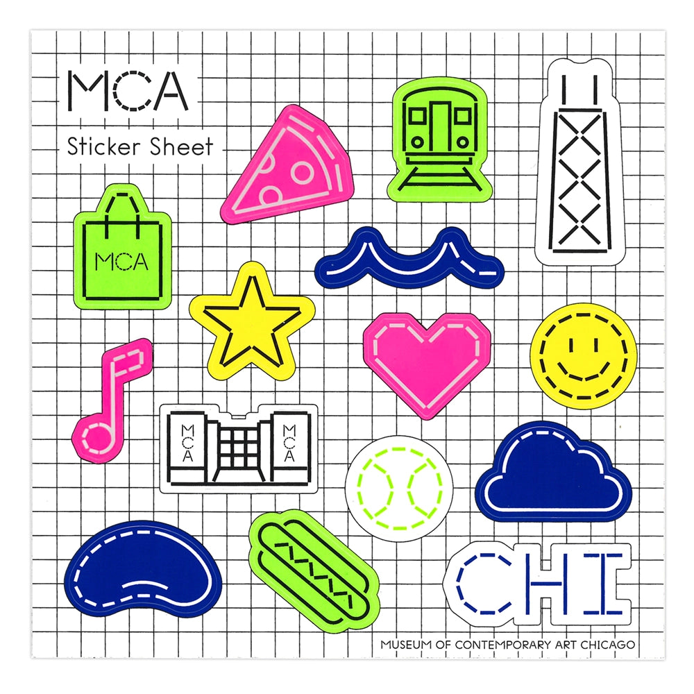 MCA Icons Sticker Sheet