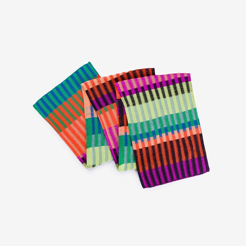 Mosaic Stripe Big Scarf