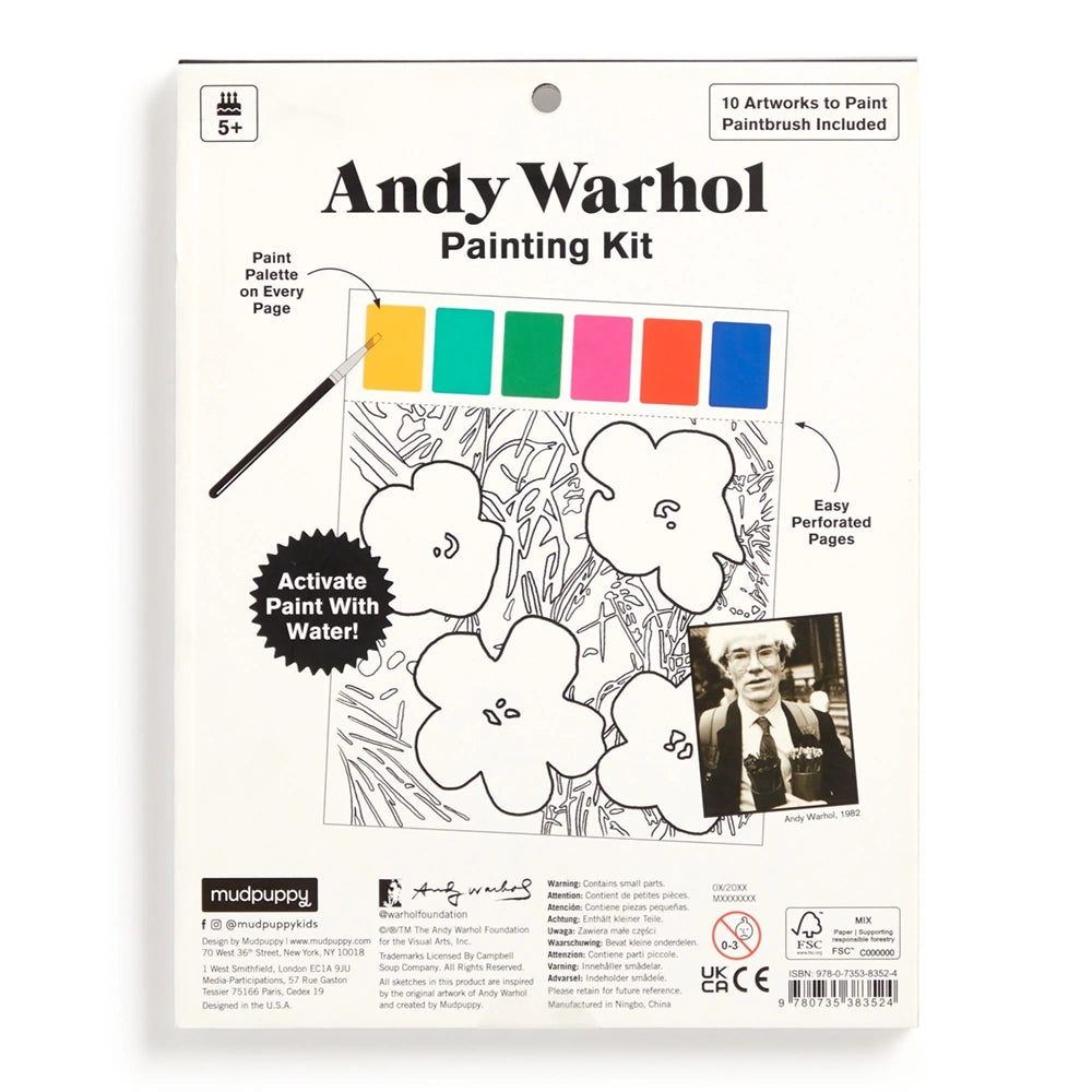 Andy Warhol Watercolor Painting Kit