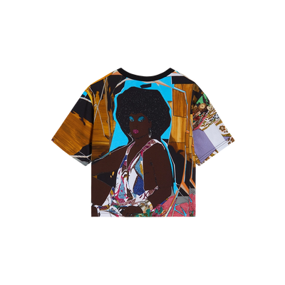 Mickalene Thomas Trois Femmes Noires Cropped T-Shirt