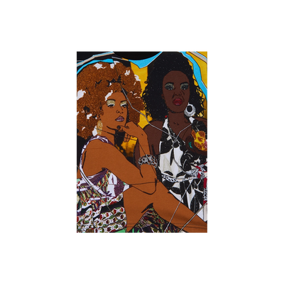 Mickalene Thomas Trois Femmes Noires Cropped T-Shirt