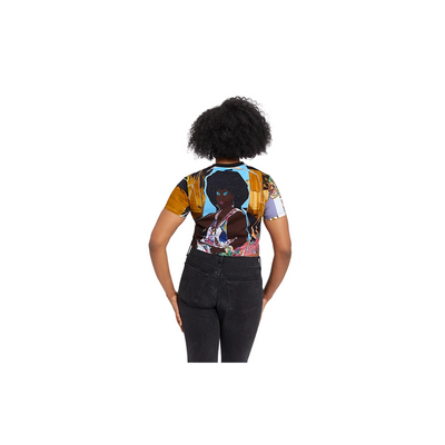 Mickalene Thomas Trois Femmes Noires Cropped T-Shirt