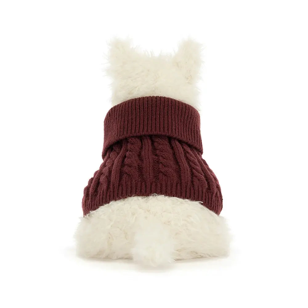 Munro Scottie Dog Plush - Winter Jumper