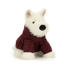 Munro Scottie Dog Plush - Winter Jumper