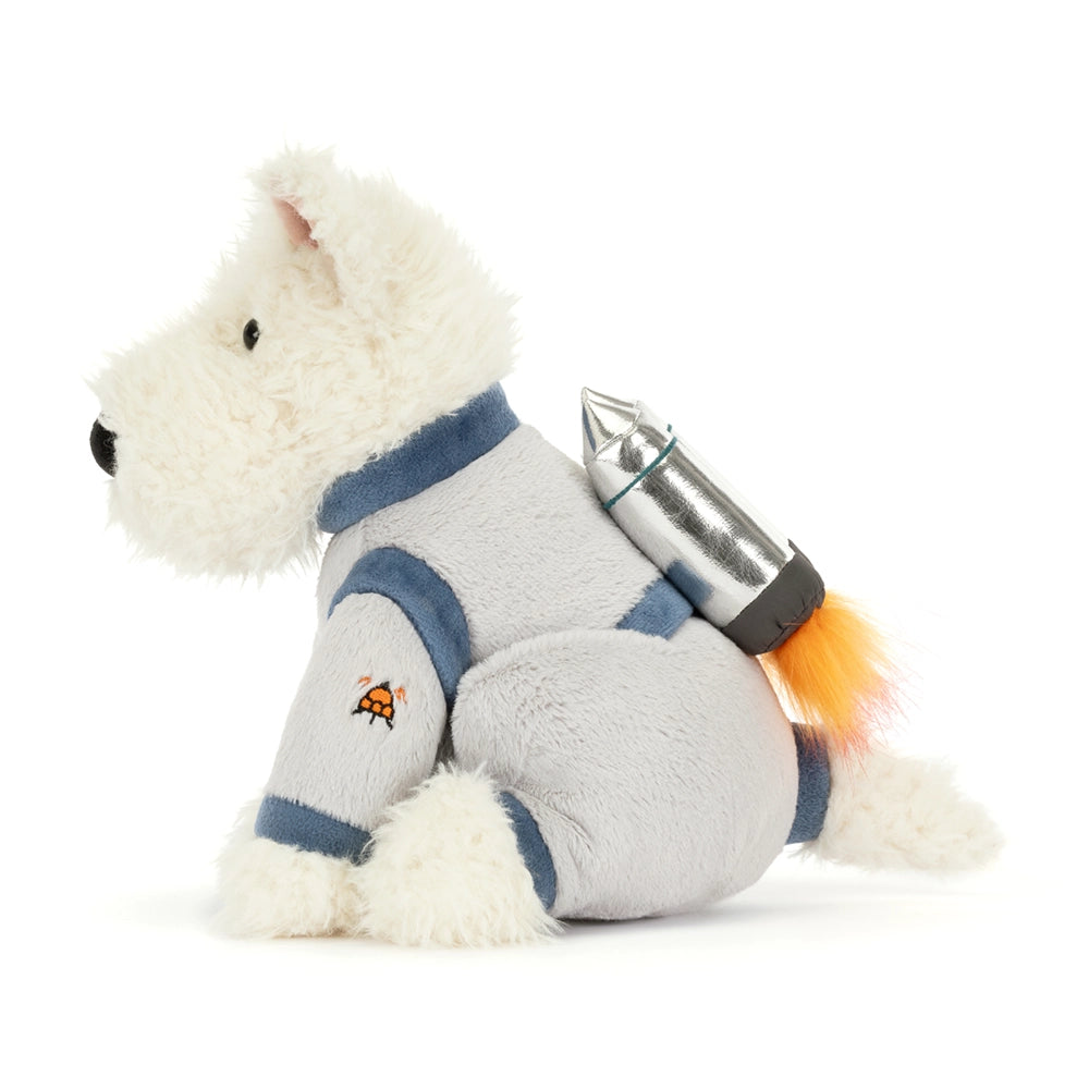 Munro Scottie Dog Plush - Space Outfit