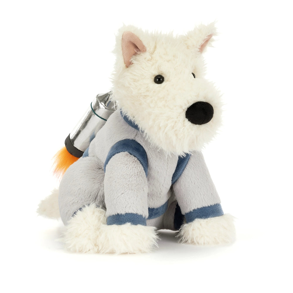 Munro Scottie Dog Plush - Space Outfit