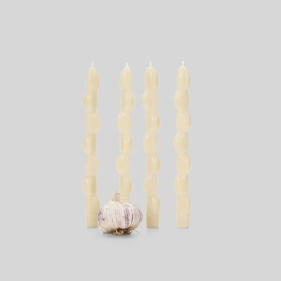 Garlic Taper Candles Set